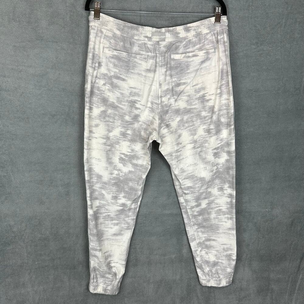Athleta Pants Womens 12 Gray Camo Farallon Printed Jogger Sweatpants Comfort Gym - Picture 5 of 13
